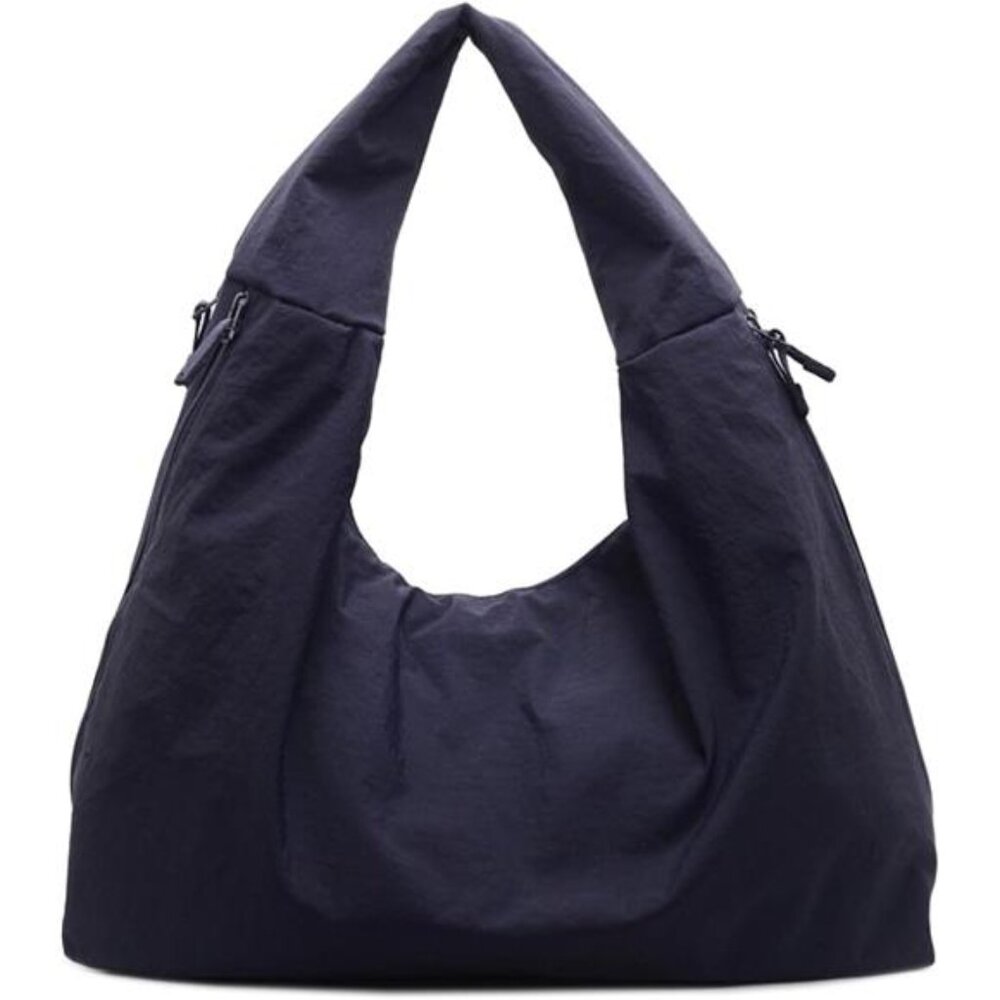 Slouchy Tote Bag for Women Dark Blue - Picture 2 of 3